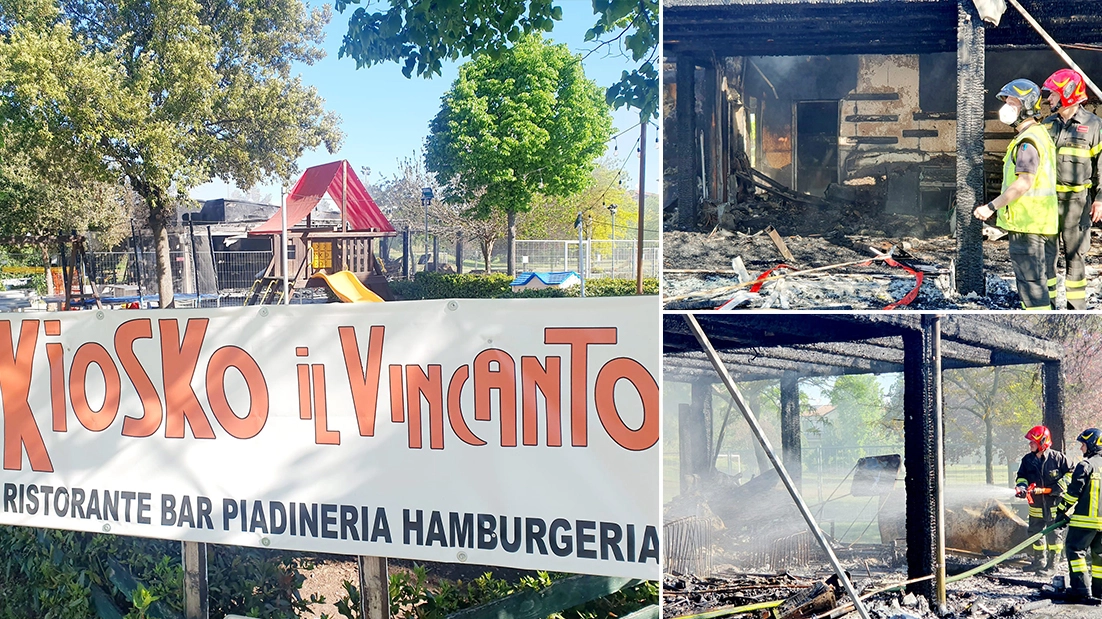 Incendio nel ristorante di Villa Verucchio: le cause saranno appurate dalle indagini dei carabinieri (foto Migliorini)
