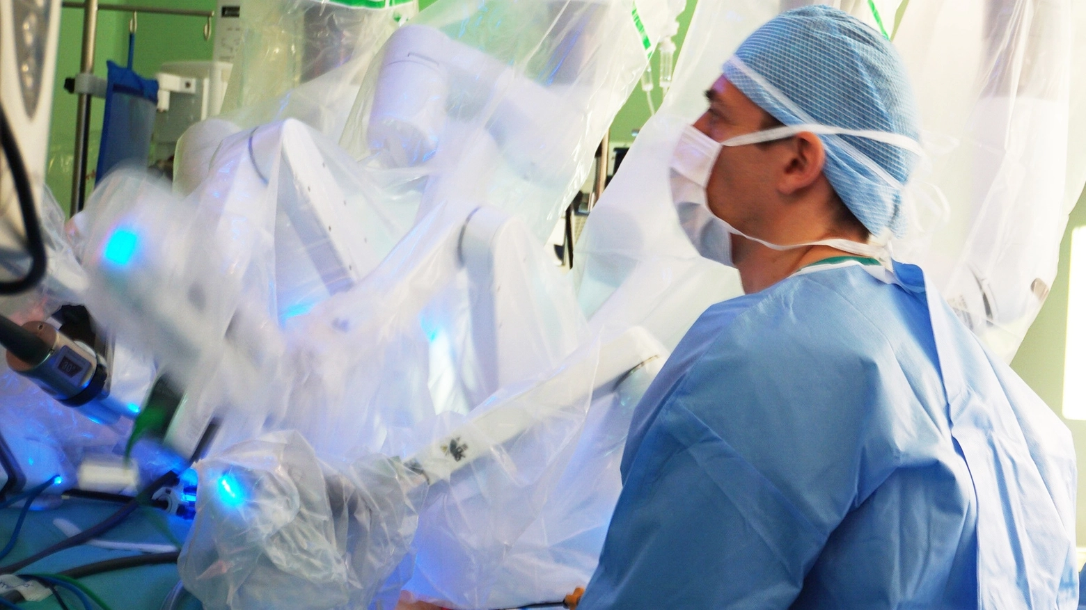 Un esempio di chirurgia robotica, foto generica