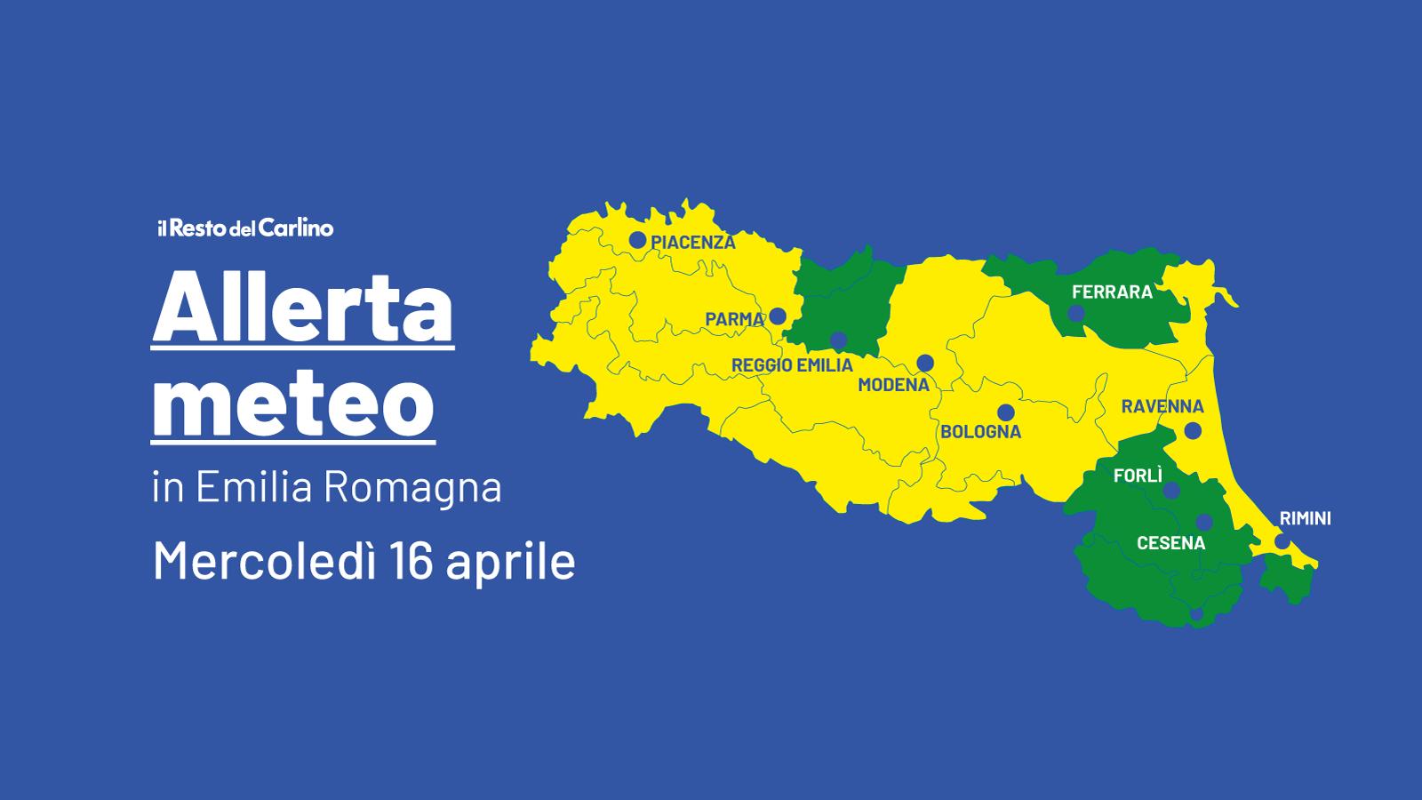 Maltempo Emilia da Ilrestodelcarlino.it Maltempo in Emilia Romagna si estende l’allerta gialla per fiumi e frane dove pioverà