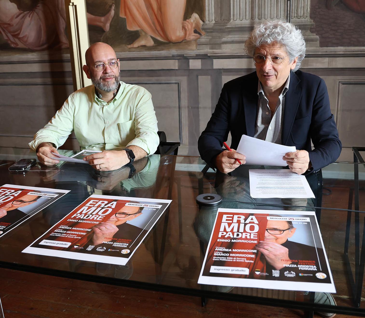 8217era mio padre8217 in piazza ariostea un tributo al genio di morricone