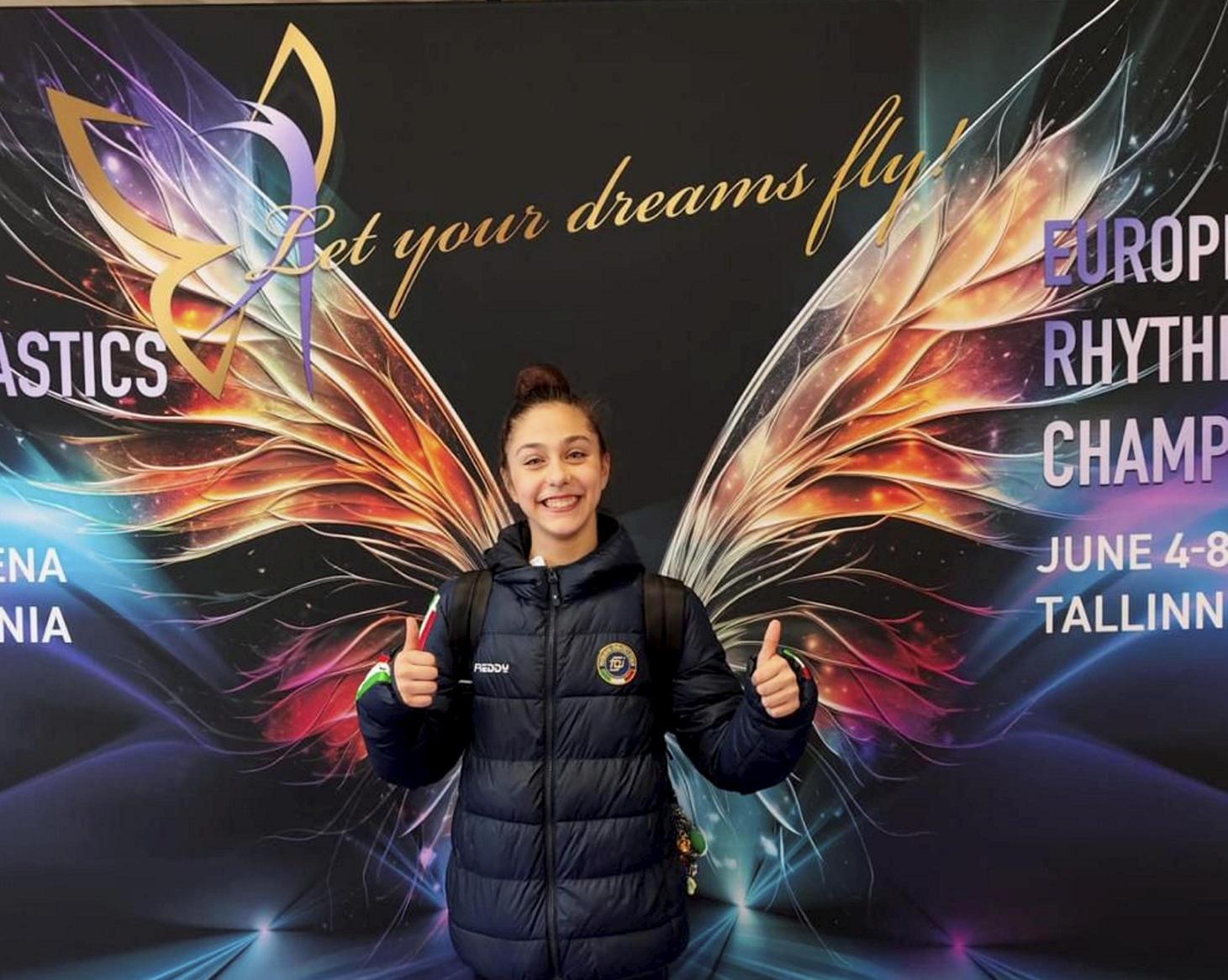 elisabetta valdifiori trionfo europeo nella ginnastica ritmica juniores