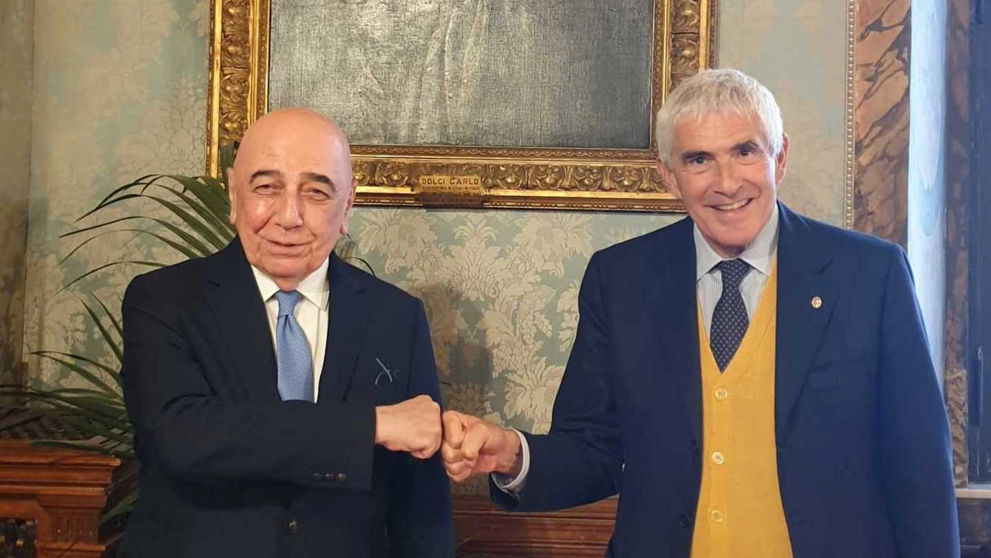 Adriano Galliani e Pier Ferdinando Casini guarderanno insieme la partita al Dall'Ara