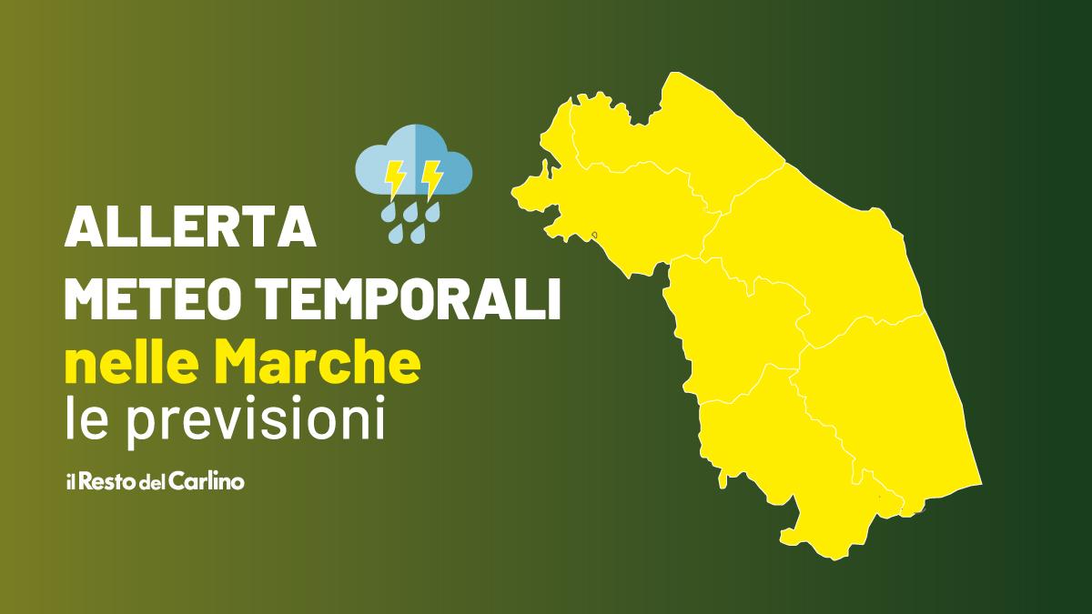 Temporali forti nelle Marche, scatta l’allerta: quando torna il sole Temporali forti nelle Marche, scatta l’allerta: quando torna il sole