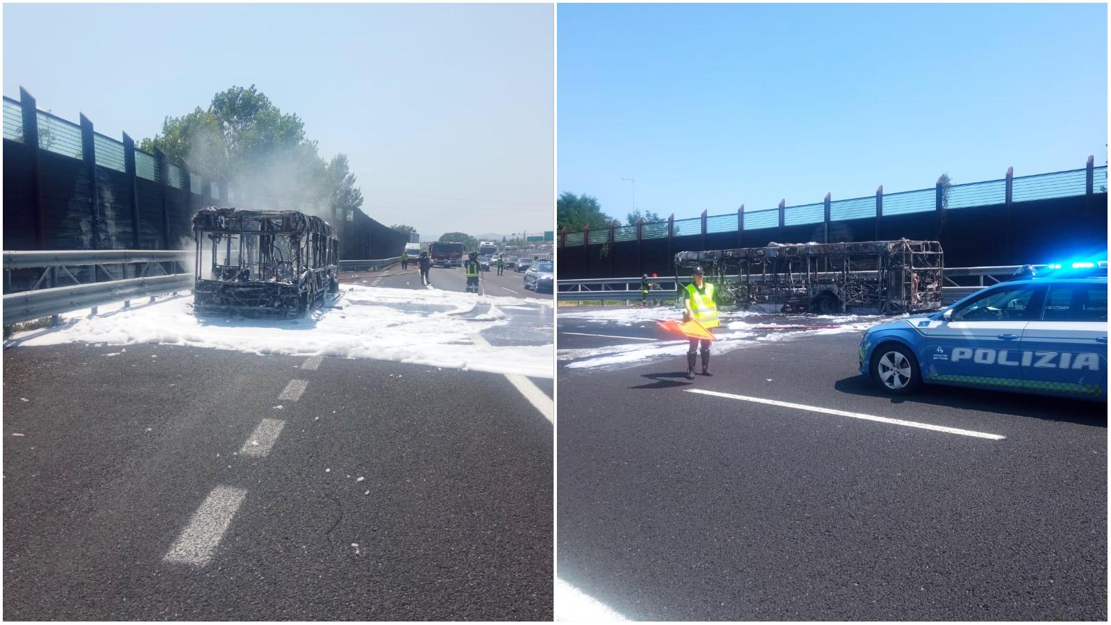 Autobus in fiamme sull’A14: autista salvo, traffico in tilt tra Cattolica e Pesaro Autobus in fiamme sull’A14: autista salvo, traffico in tilt tra Cattolica e Pesaro