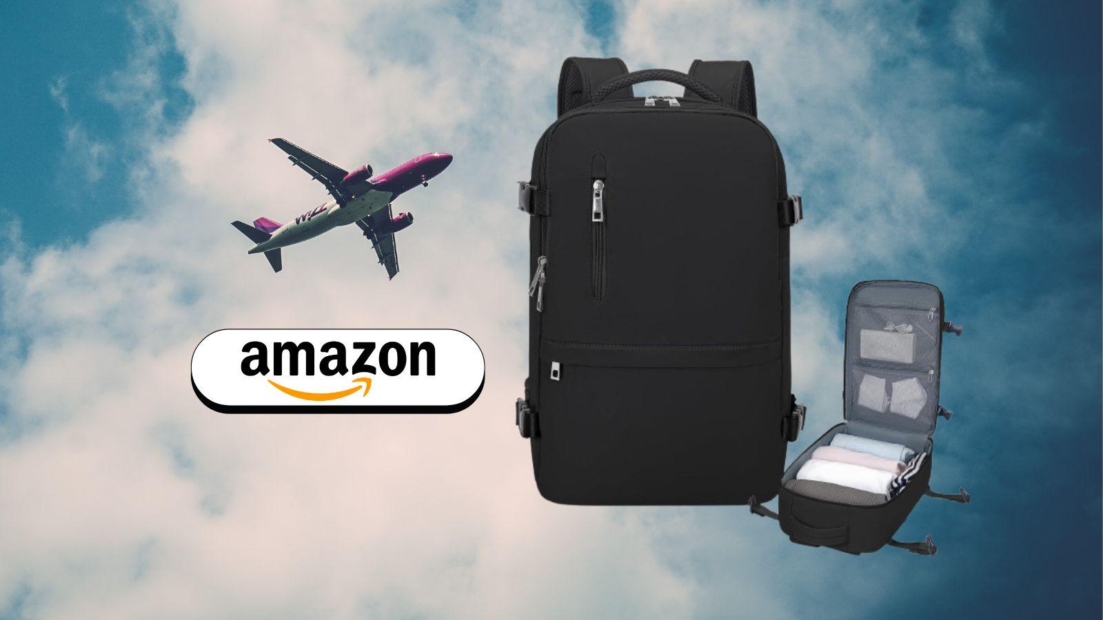 Massima comodità da Ilrestodelcarlino.it Massima comodità in viaggio Zaino 40x20x25 perfetto per il bagaglio a mano Ryanair SCONTATISSIMO