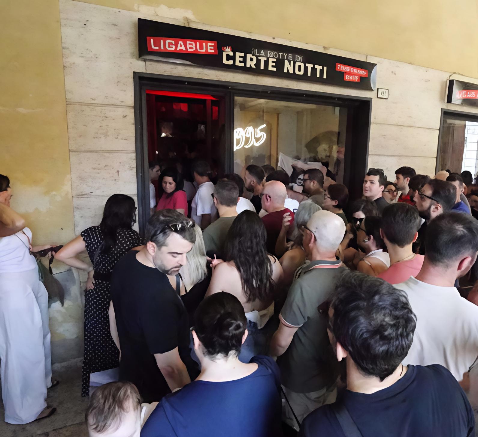 Ligabue, inizia la festa. Fan, selfie e memorabilia allo store di Certe Notti Ligabue, inizia la festa. Fan, selfie e memorabilia allo store di Certe Notti