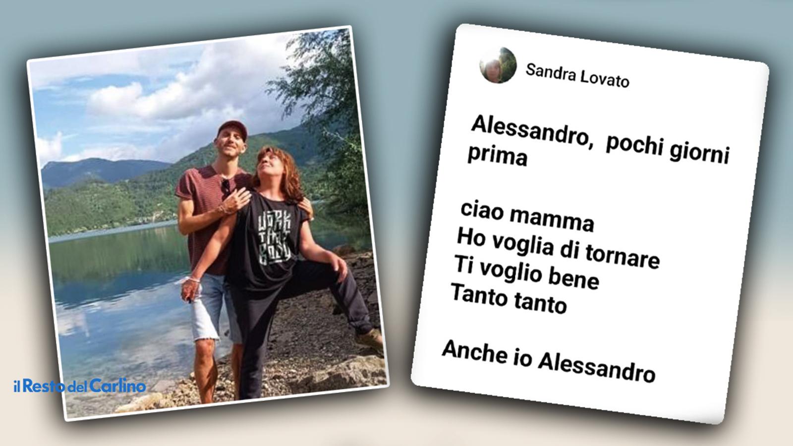 Le speranze e i progetti di Alessandro Coatti negli ultimi messaggi alla madre Le speranze e i progetti di Alessandro Coatti negli ultimi messaggi alla madre