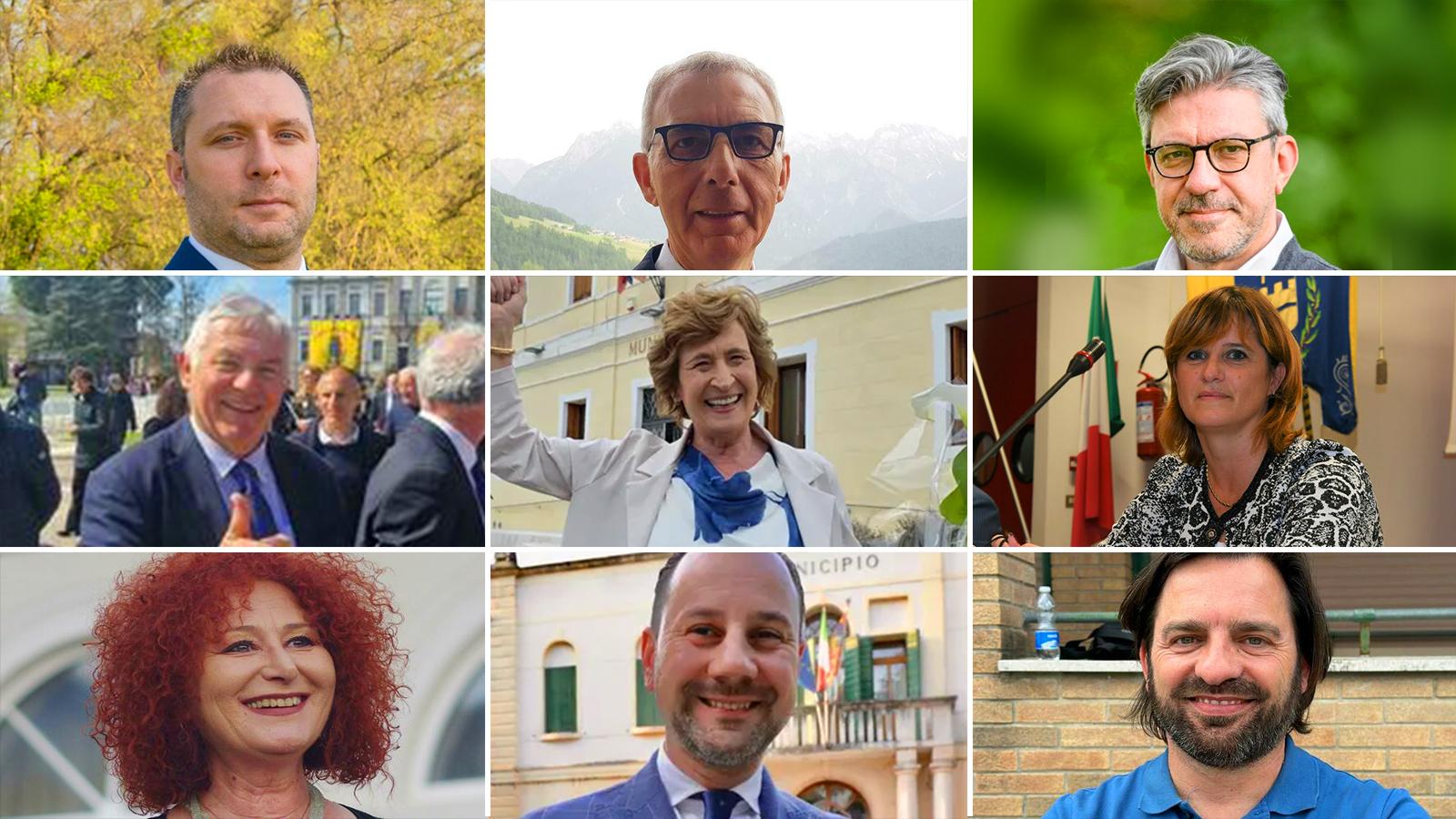 chi sono i 9 nuovi sindaci eletti nei comuni del veneto
