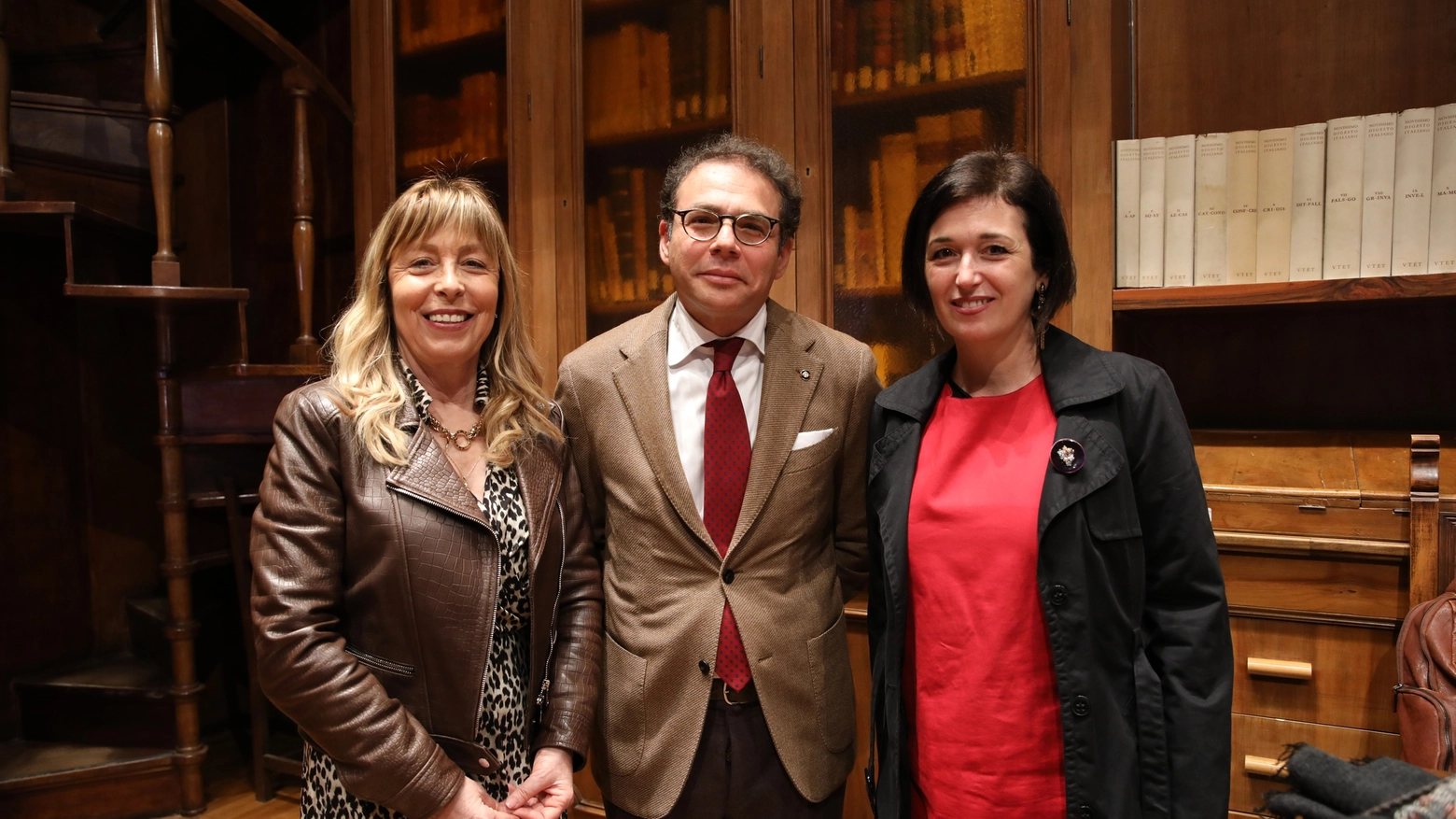 Da sinistra: Candida Carrino, Antono Tarasco ed Elena di Gioia (foto Schicchi)