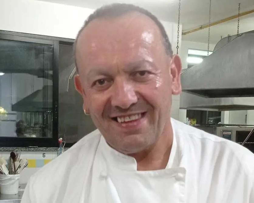 Chef Gaspare Biasini, 45 anni nella ristorazione
