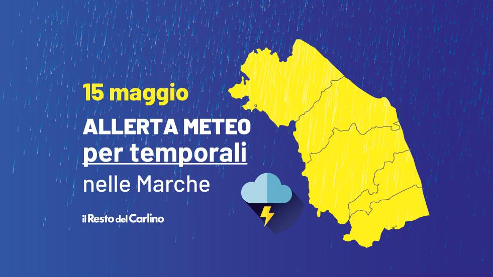 Allerta per temporali nelle Marche, pioggia in arrivo: le previsioni meteo