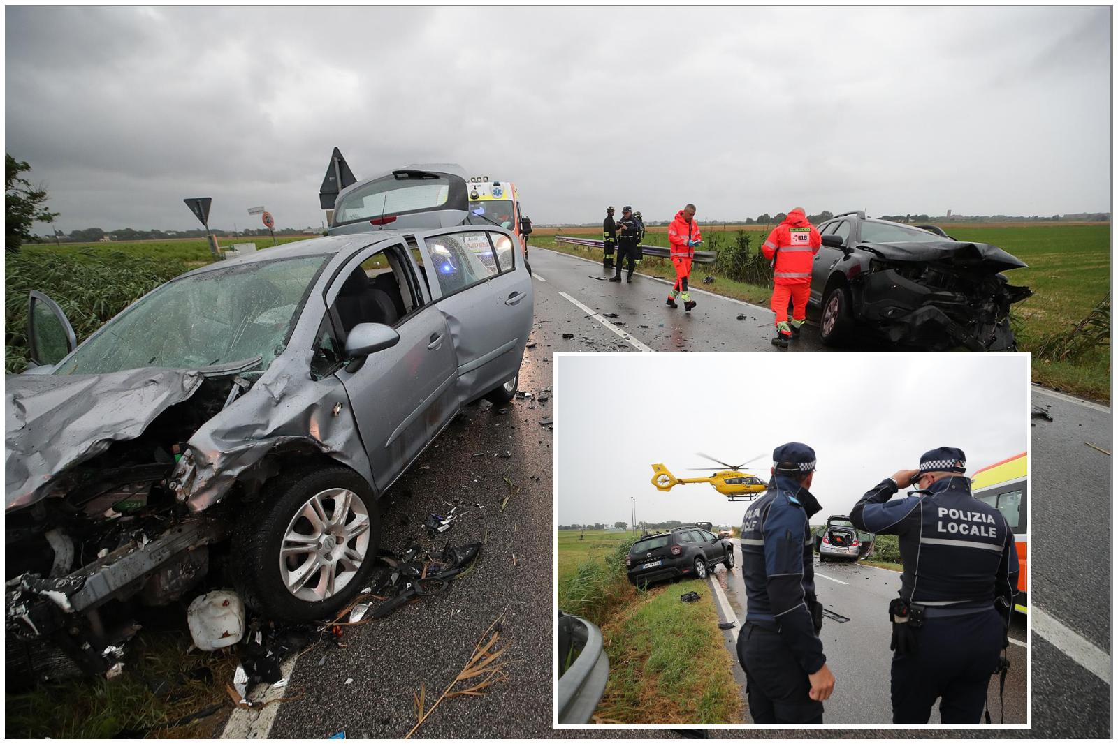 Incidente tra 2 auto a Ravenna, 7 feriti: uno è gravissimo Incidente tra 2 auto a Ravenna, 7 feriti: uno è gravissimo