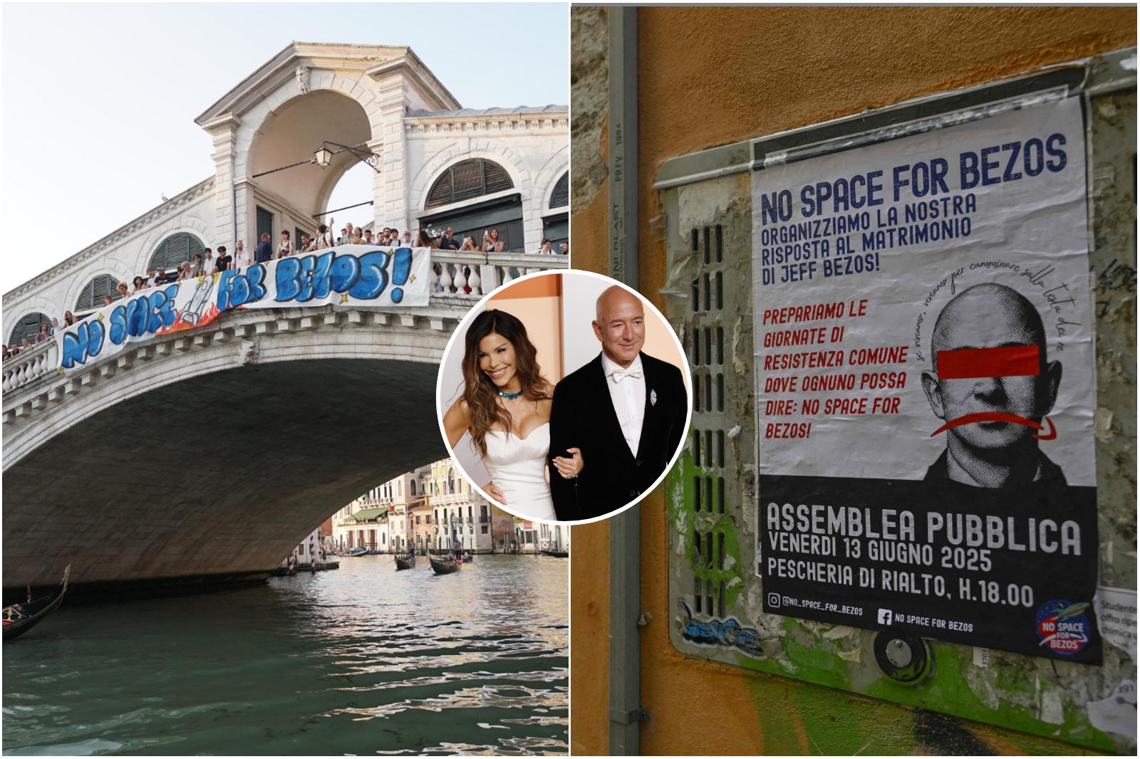 matrimonio bezos a venezia tra proteste e invitati vip da red carpet zaia una vergogna