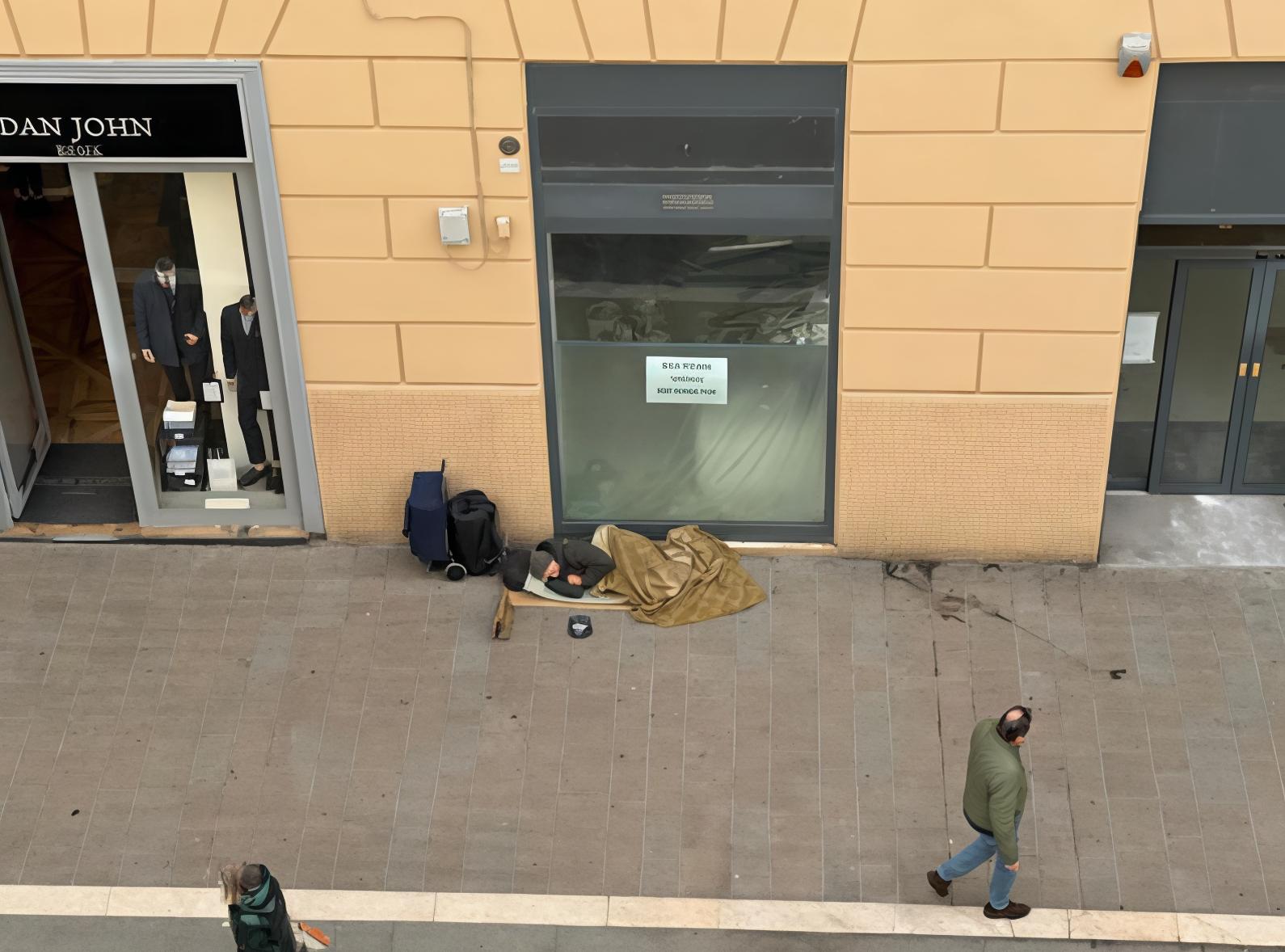 i vigili allontanano i mendicanti una passante contesta identificata multarli non ha alcun senso 