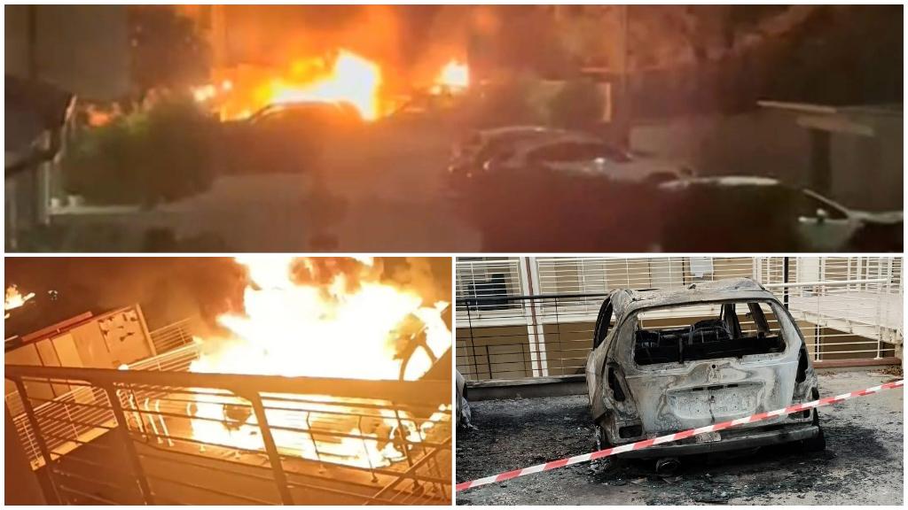 Raid incendiario da Fermo a Porto Sant’Elpidio: otto auto date alle fiamme