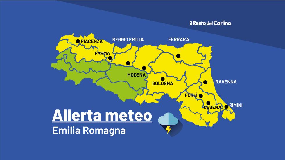 Ancora temporali in Emilia Romagna, nuova allerta: le previsioni meteo