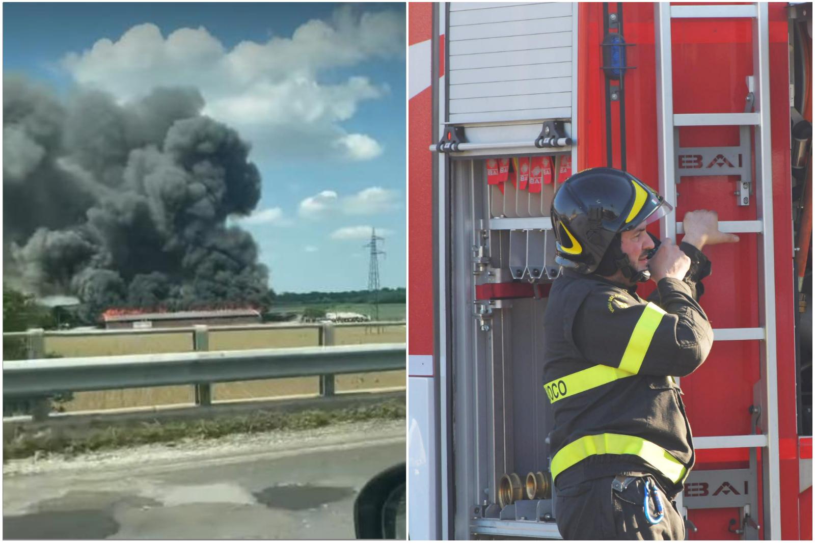 Incendio una da Ilrestodelcarlino.it incendio in una stalla a osteria grande diversi animali morti nel rogo