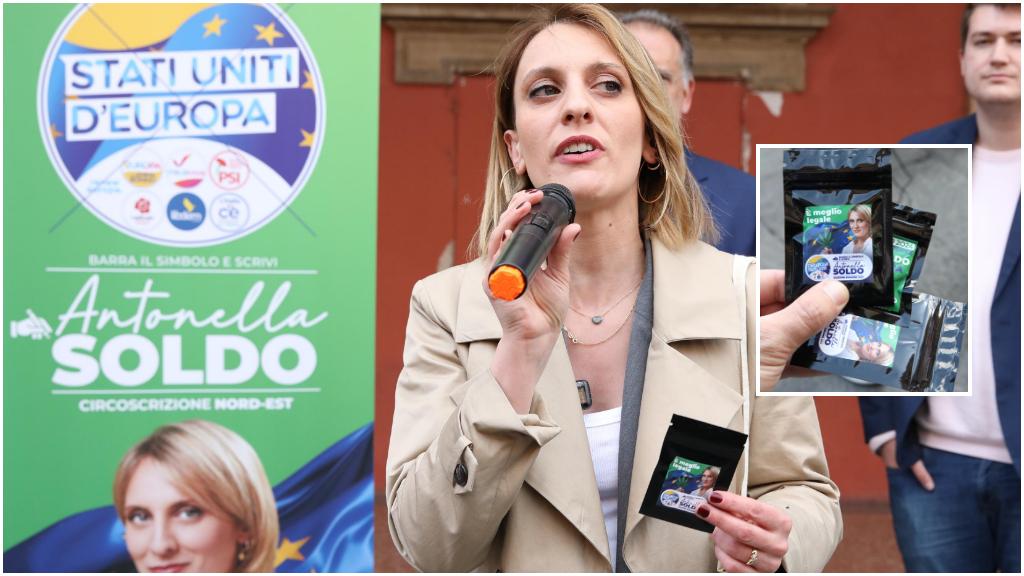 Europee, Antonella Soldo lancia la campagna elettorale con cannabis legale