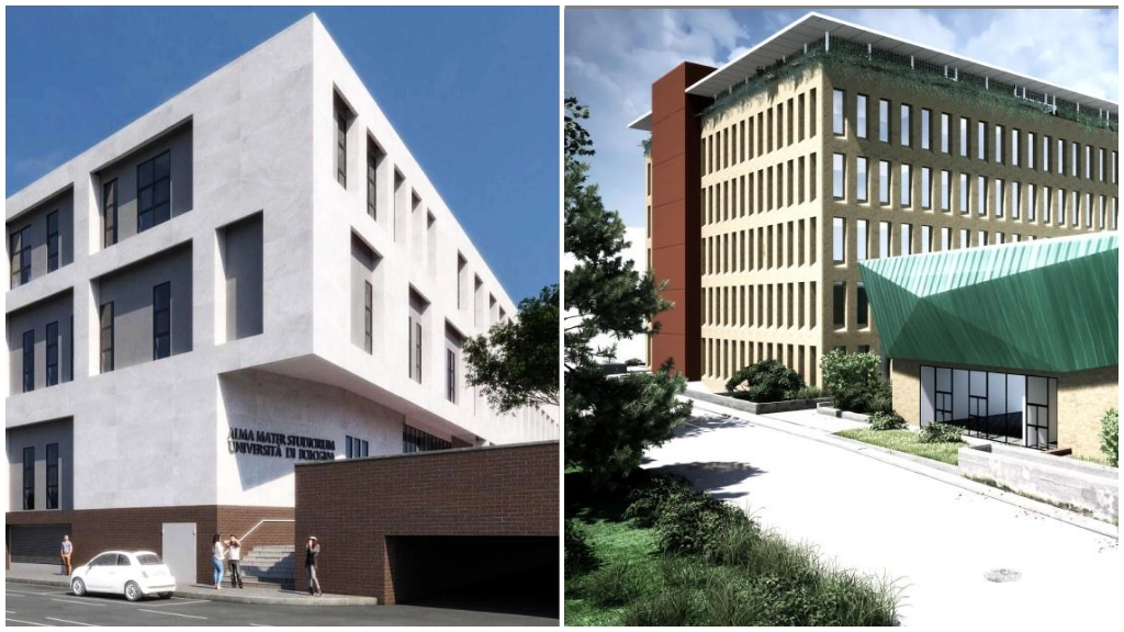 I progetti dell'Alma Mater: nuova sede del Dipartimento di Psicologia a Cesena e Torre Biomedica al Policlinico Sant’Orsola