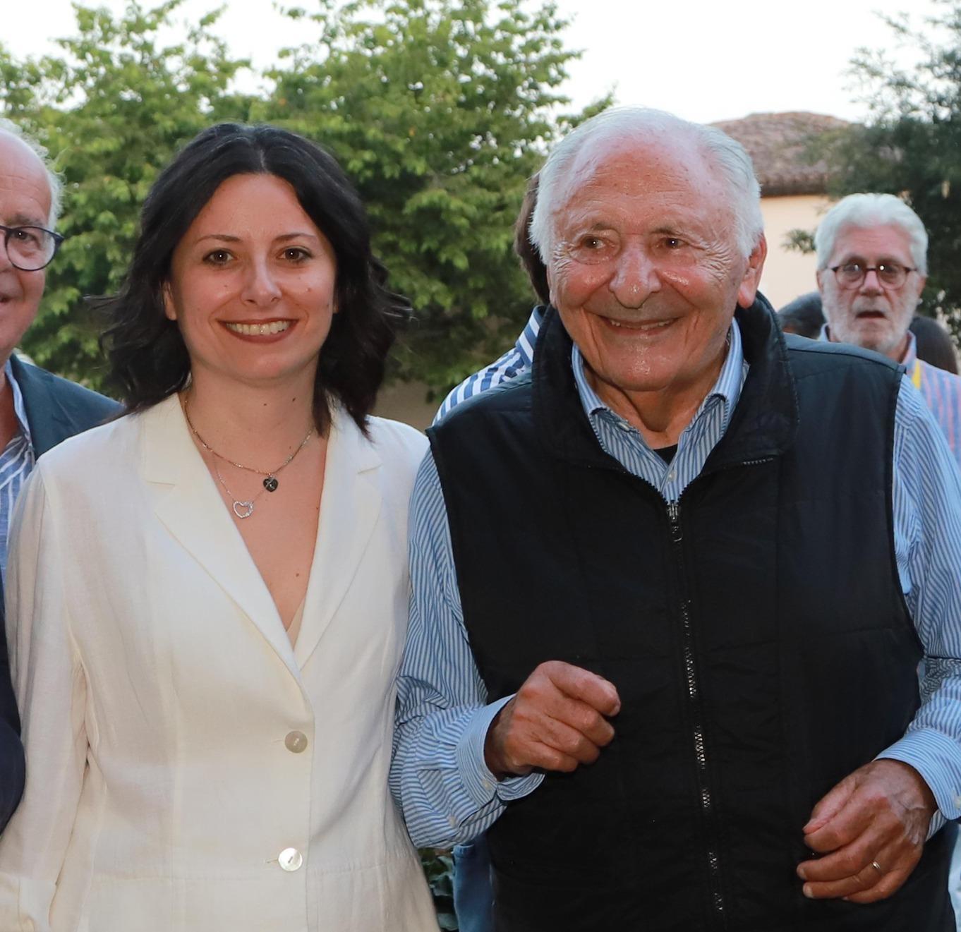 Il sindaco Glorio incontra Mogol Il sindaco Glorio incontra Mogol