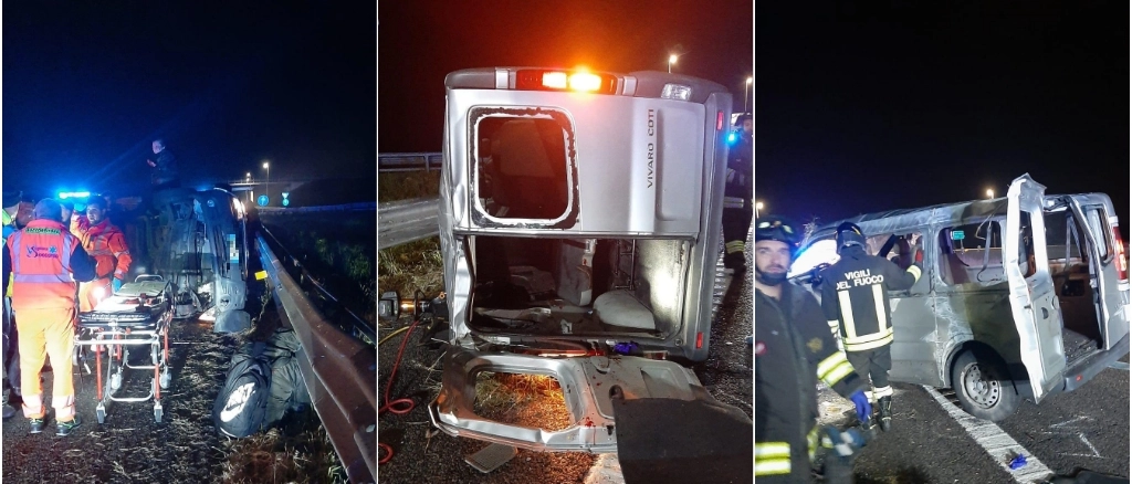 Grave incidente nel tratto ferrarese: due persone portate in gravi condizioni negli ospedali di Cona e Cesena