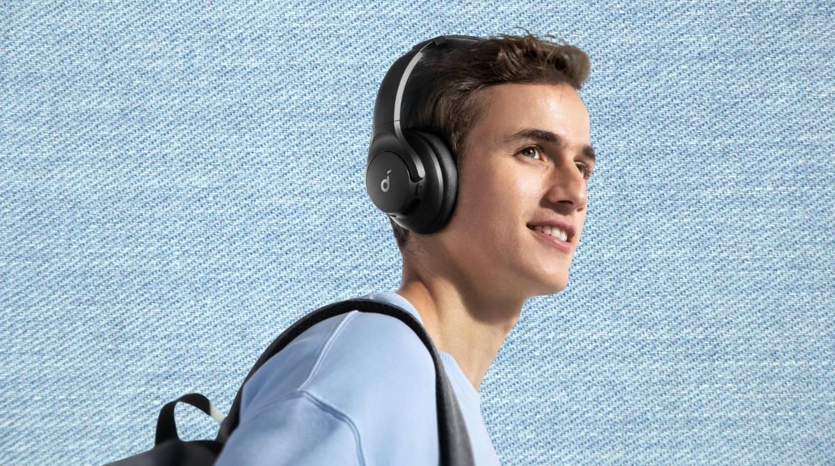 Cancellazione rumore da Ilrestodelcarlino.it Cancellazione rumore 40 ore di audio e bassi potenti cuffie Bluetooth Anker Q20i