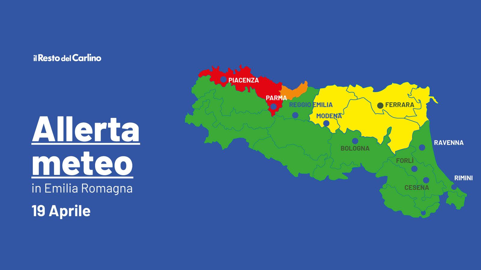 Allerta meteo rossa 19 aprile 2025 in Emilia Romagna: Pasqua e Pasquetta tra nuvole e pioggia Allerta meteo rossa 19 aprile 2025 in Emilia Romagna: Pasqua e Pasquetta tra nuvole e pioggia