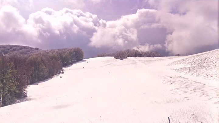 Neve sul crinale tosco-romagnolo