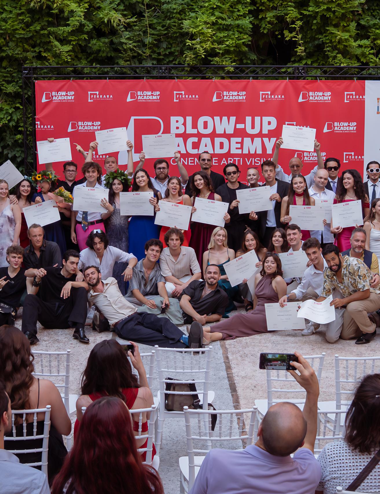 blow up academy la festa finale per 53 diplomati