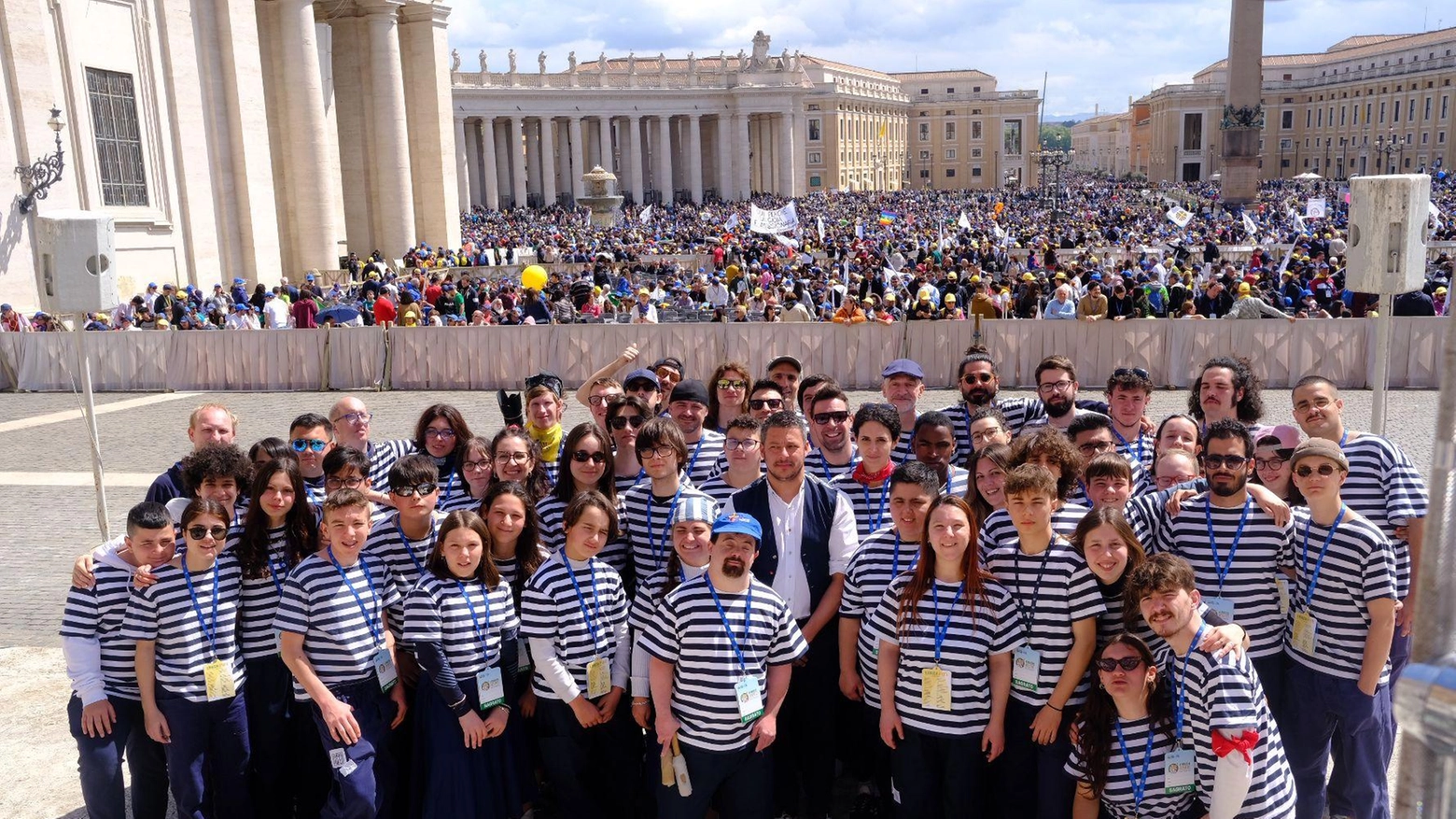 I Rulli Frulli suonano in Vaticano: "Una giornata da pelle d’oca,  che emozione il saluto del Papa"
