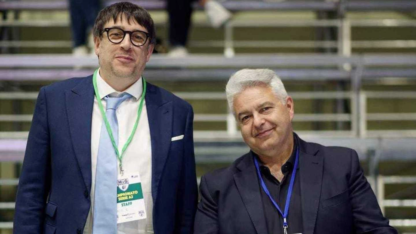 Il presidente Rossano Romiti insieme a coach Massimiliano Ortenzi 15 anni fa osò credere in un sogno : "E ora ce la giocheremo con le big"