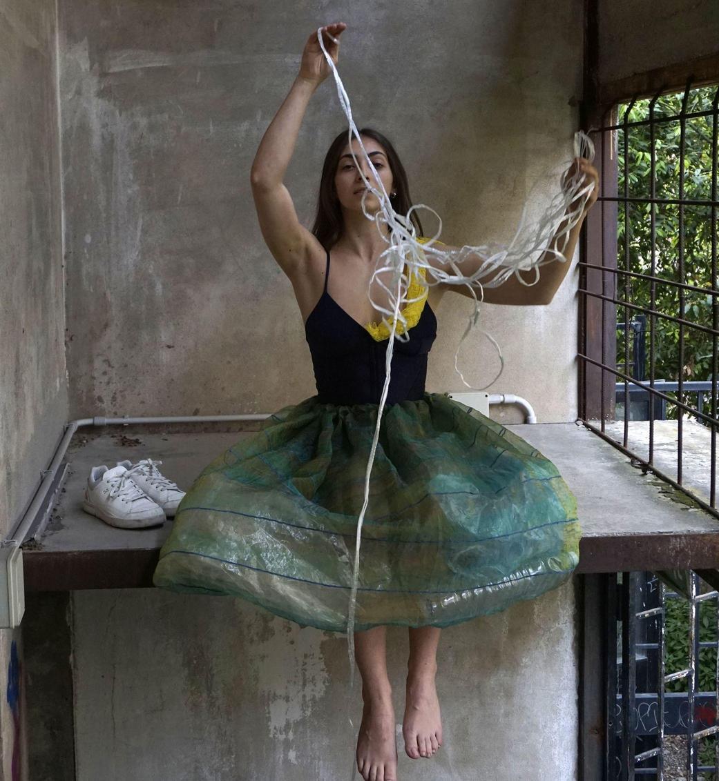 Sfila la moda responsabile. Performance in Montagnola Sfila la moda responsabile. Performance in Montagnola