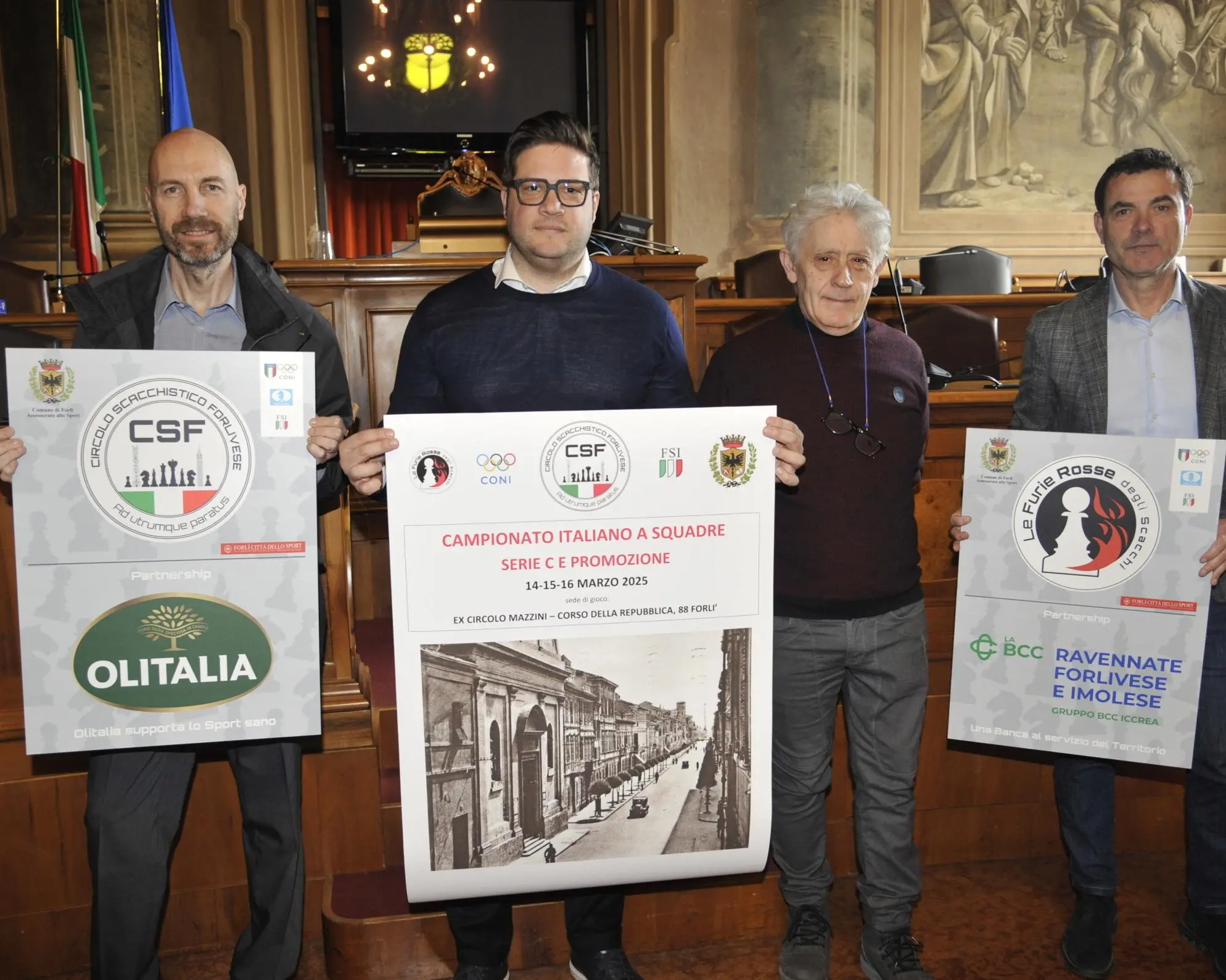 Scacchi, il campionato a Forlì. Attese cinquecento persone tra serie C e Promozione