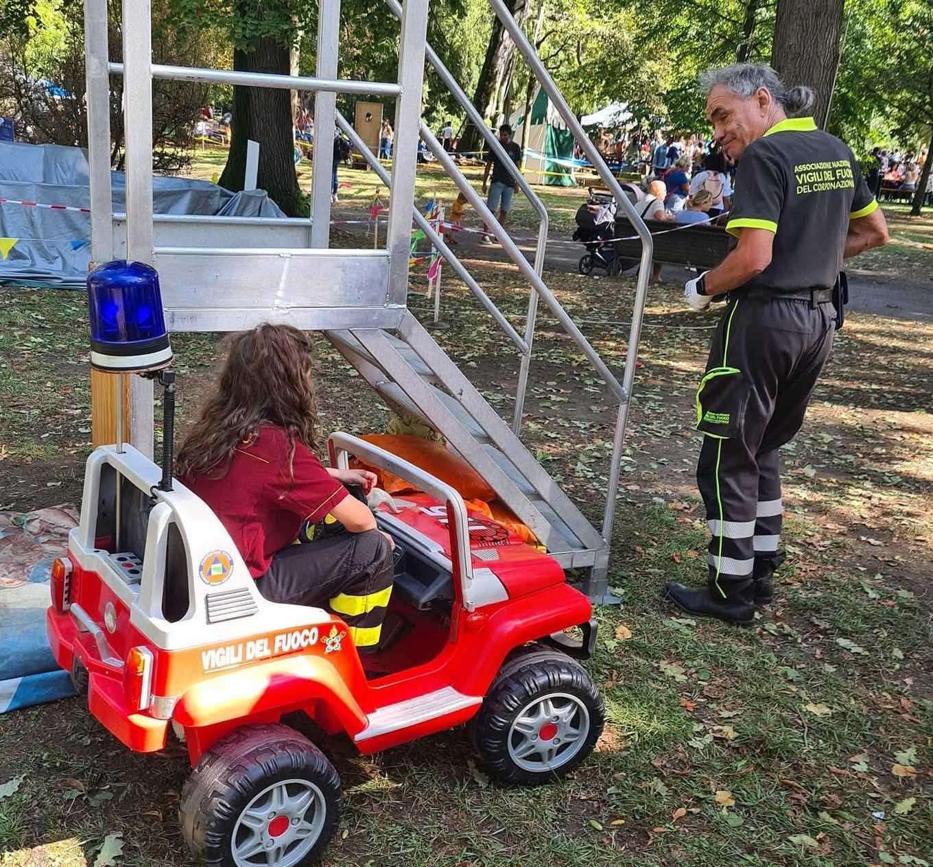 Percorso a prove, c’è ’Pompieropoli’ Percorso a prove, c’è ’Pompieropoli’