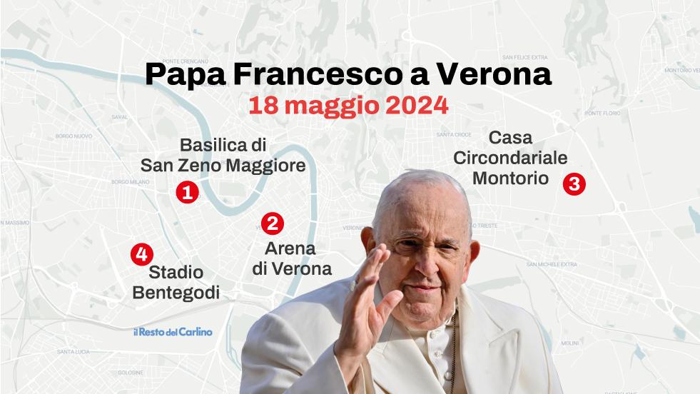 Papa Francesco il 18 maggio a Verona: il programma della visita. Come prenotare i biglietti