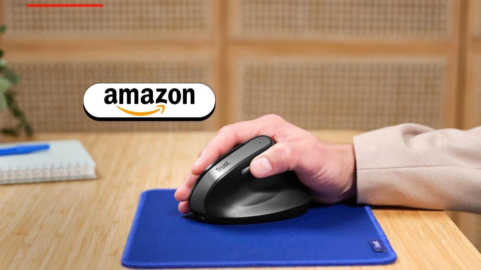 Lavora meglio da Ilrestodelcarlino.it Lavora meglio e senza stress il mouse verticale Trust a questo super prezzo è un must have