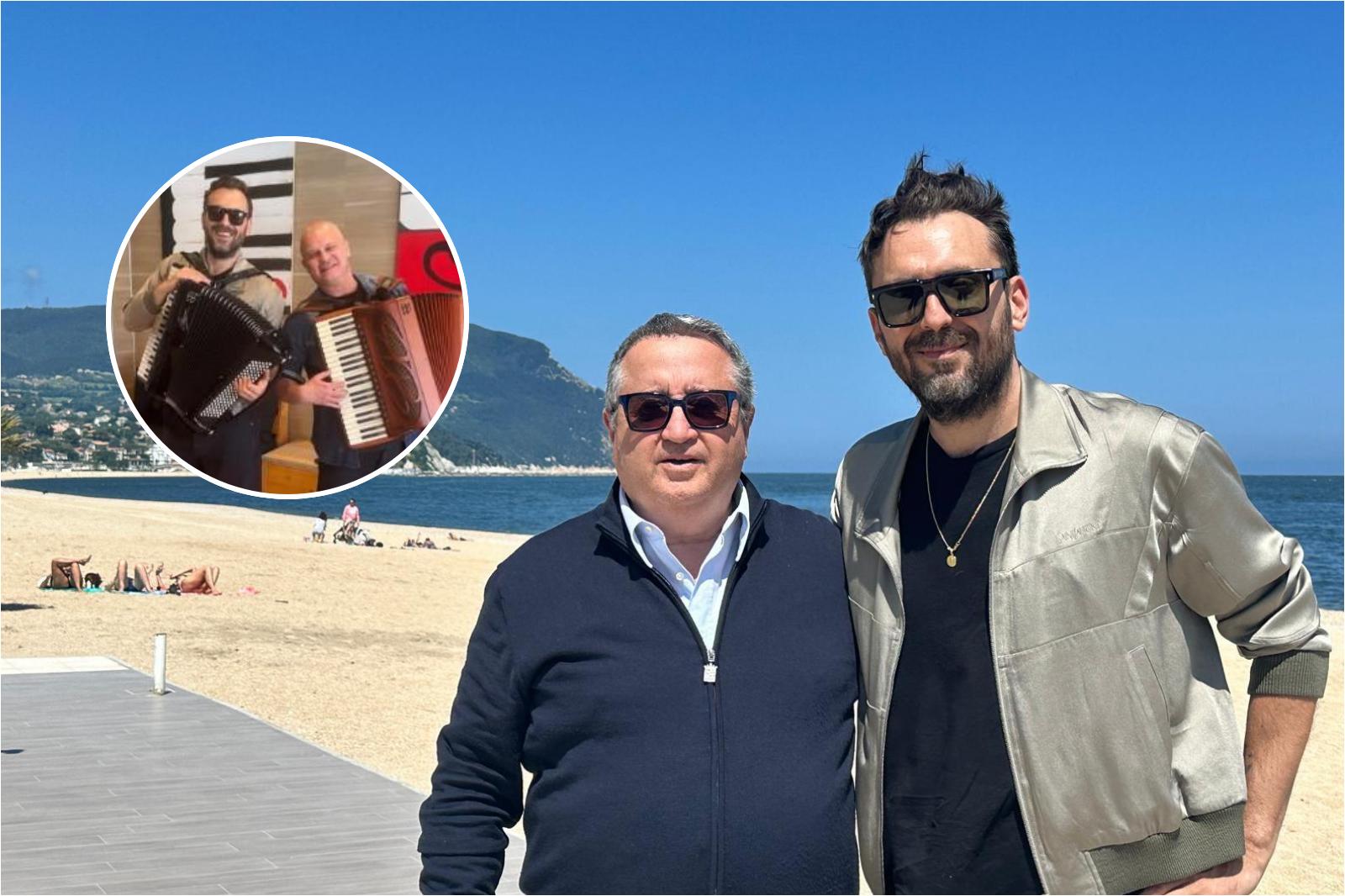 Cesare Cremonini, pranzo al mare a Numana e a Castelfidardo improvvisa con la fisarmonica: “Che meraviglia” Cesare Cremonini, pranzo al mare a Numana e a Castelfidardo improvvisa con la fisarmonica: “Che meraviglia”