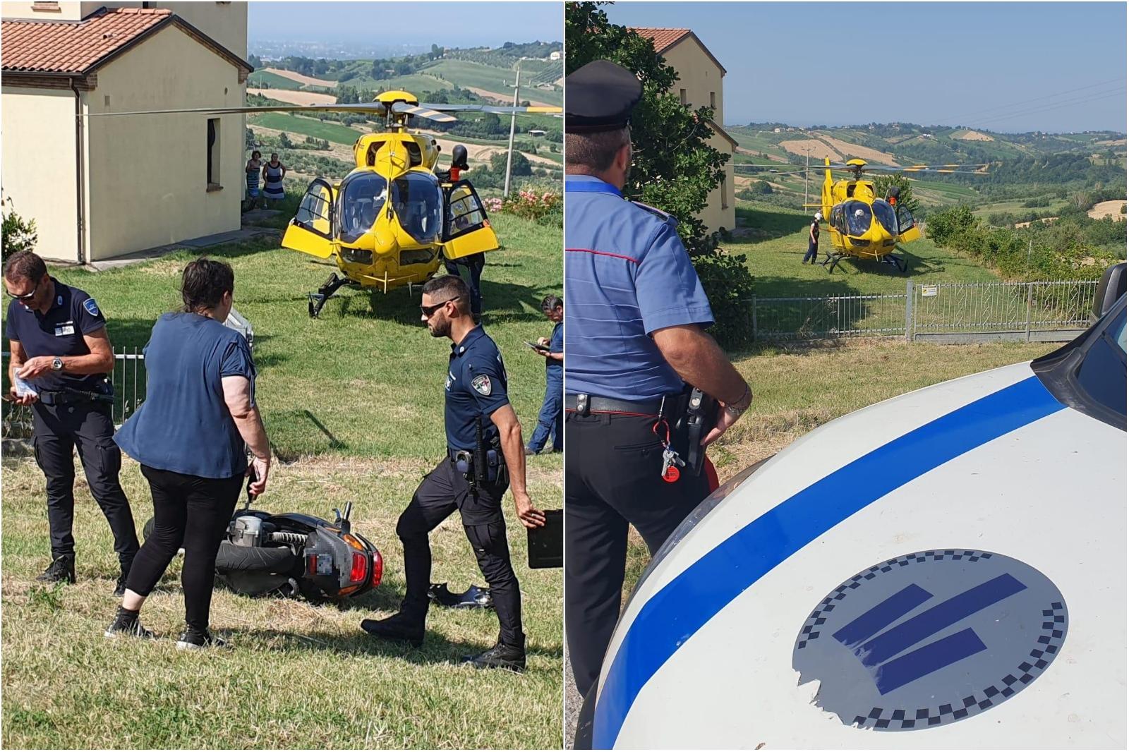 Con lo scooter contro un’auto: ragazzino di 16 anni gravissimo Con lo scooter contro un’auto: ragazzino di 16 anni gravissimo