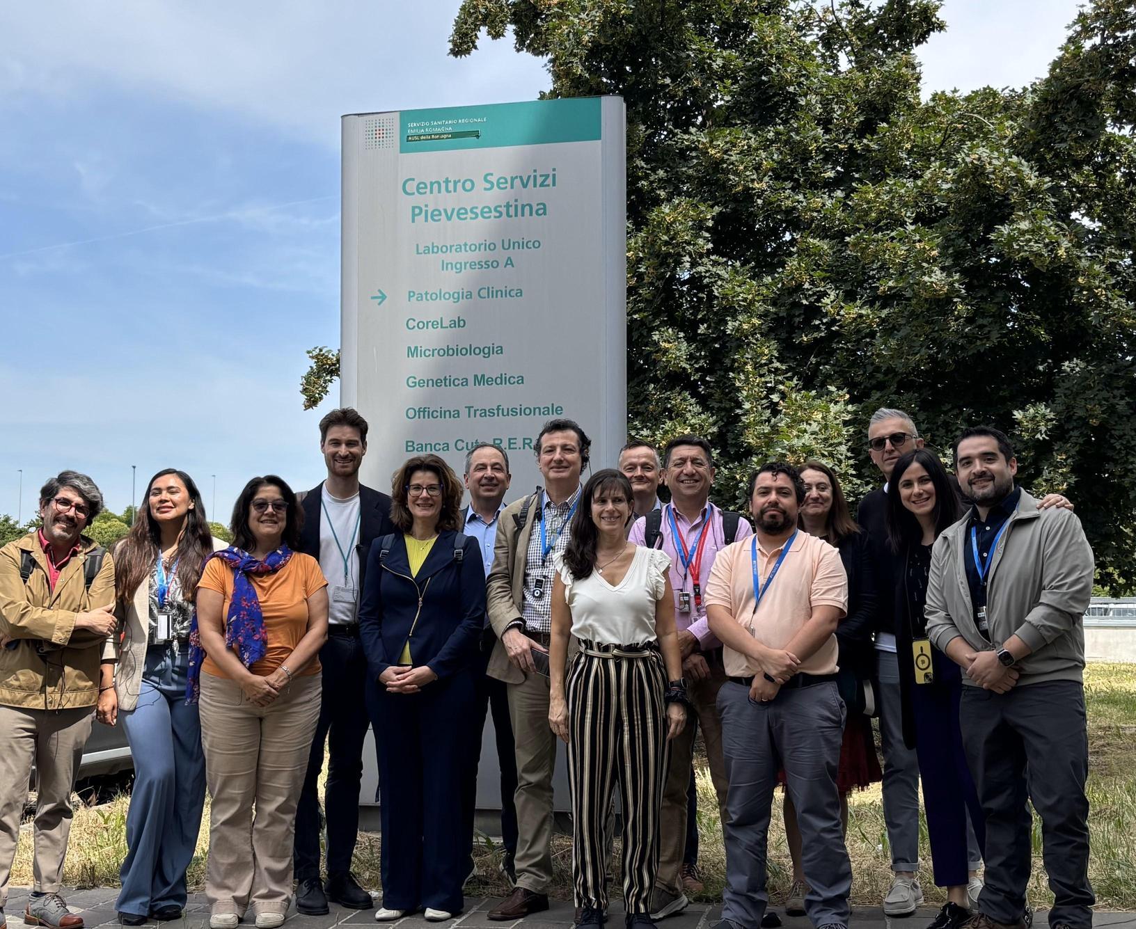 Delegazione cilena in visita a Bufalini e laboratorio unico Delegazione cilena in visita a Bufalini e laboratorio unico