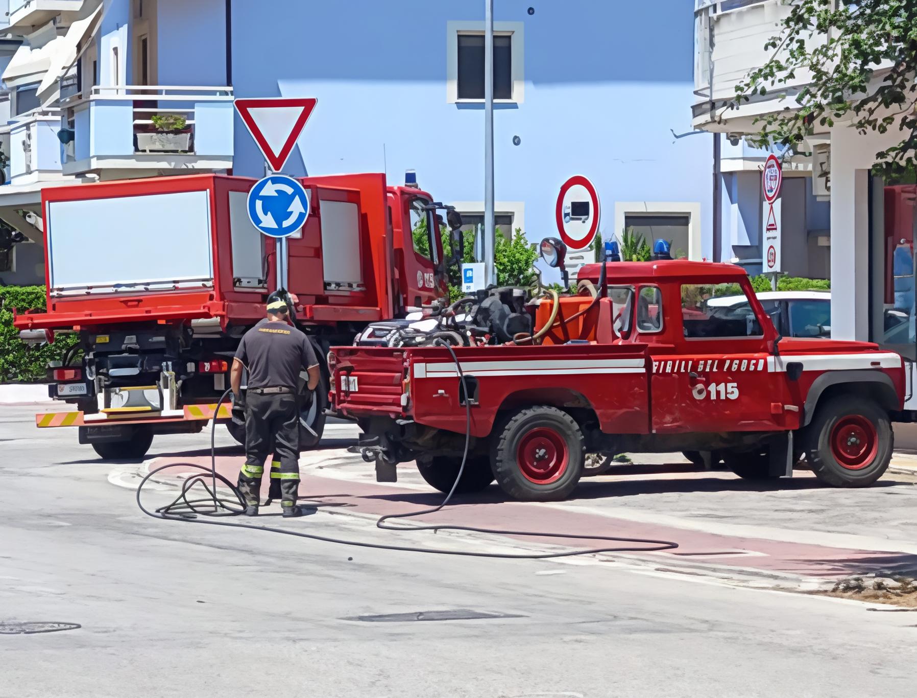 Erba a fuoco sui binari. Sfiorato il disastro Erba a fuoco sui binari. Sfiorato il disastro
