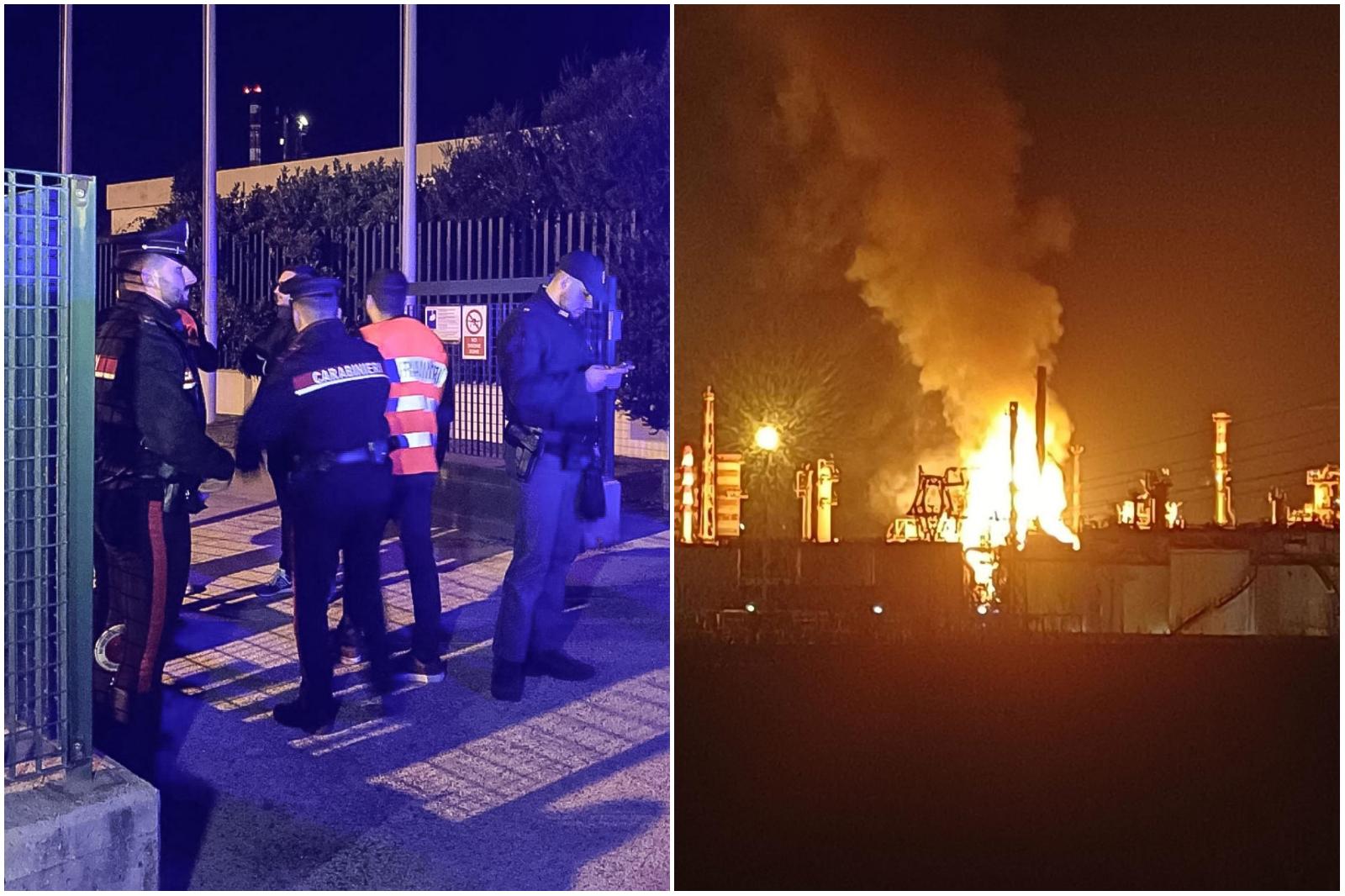 Incendio alla da Ilrestodelcarlino.it Incendio alla raffineria Api la Procura apre un fascicolo