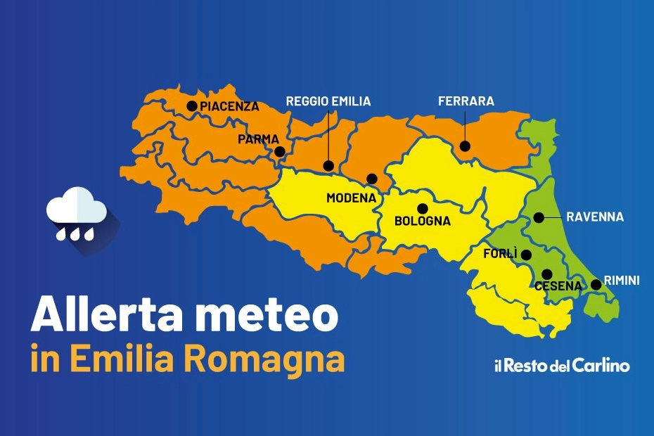 Allerta meteo in Emilia Romagna: ancora pioggia, preoccupano le piene dei fiumi