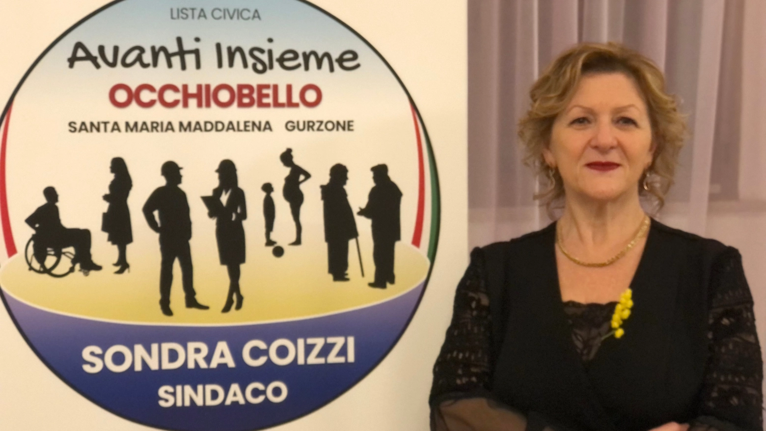 La sindaca uscente Sondra Coizzi si ricandida con una nuova lista civica