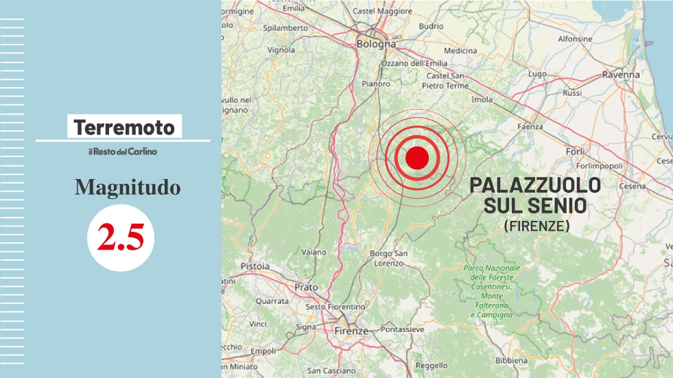 Scossa di terremoto tra le province di Bologna e Firenze il 2 aprile 2024