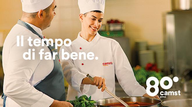 Camst group compie 80 anni: “il tempo di far bene” innovazione, per un futuro sostenibile Camst group compie 80 anni: “il tempo di far bene” innovazione, per un futuro sostenibile