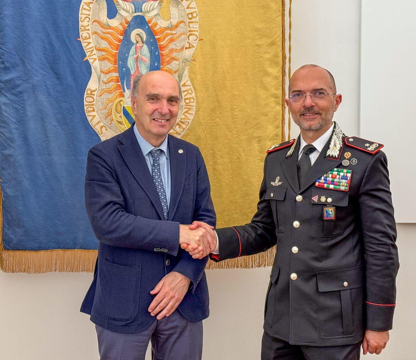 Rinnovata la convenzione per gli studi tra Università e Arma dei Carabinieri Rinnovata la convenzione per gli studi tra Università e Arma dei Carabinieri