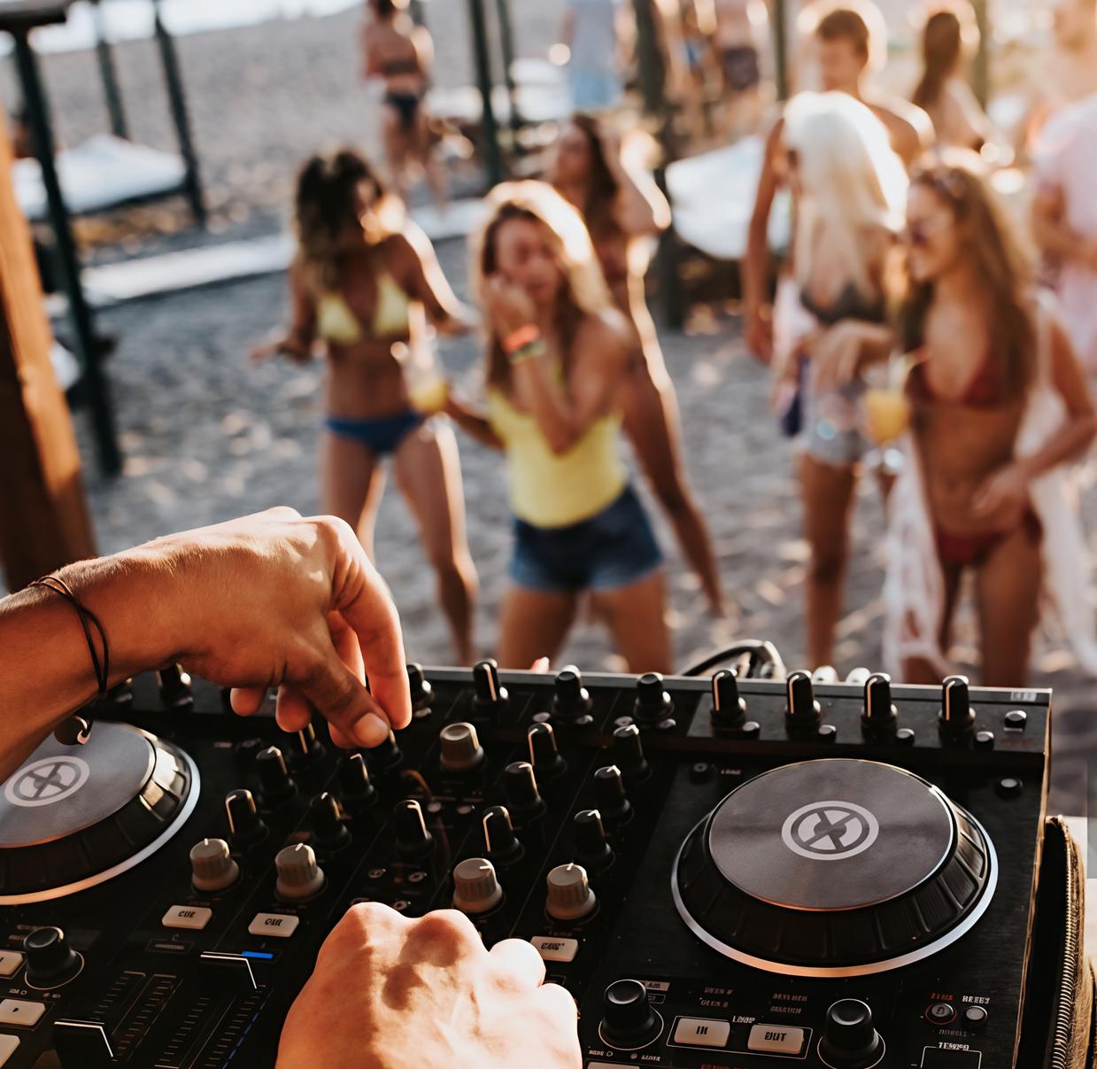 Discoteca analcolica per i ragazzi sulla spiaggia di Ponente Discoteca analcolica per i ragazzi sulla spiaggia di Ponente