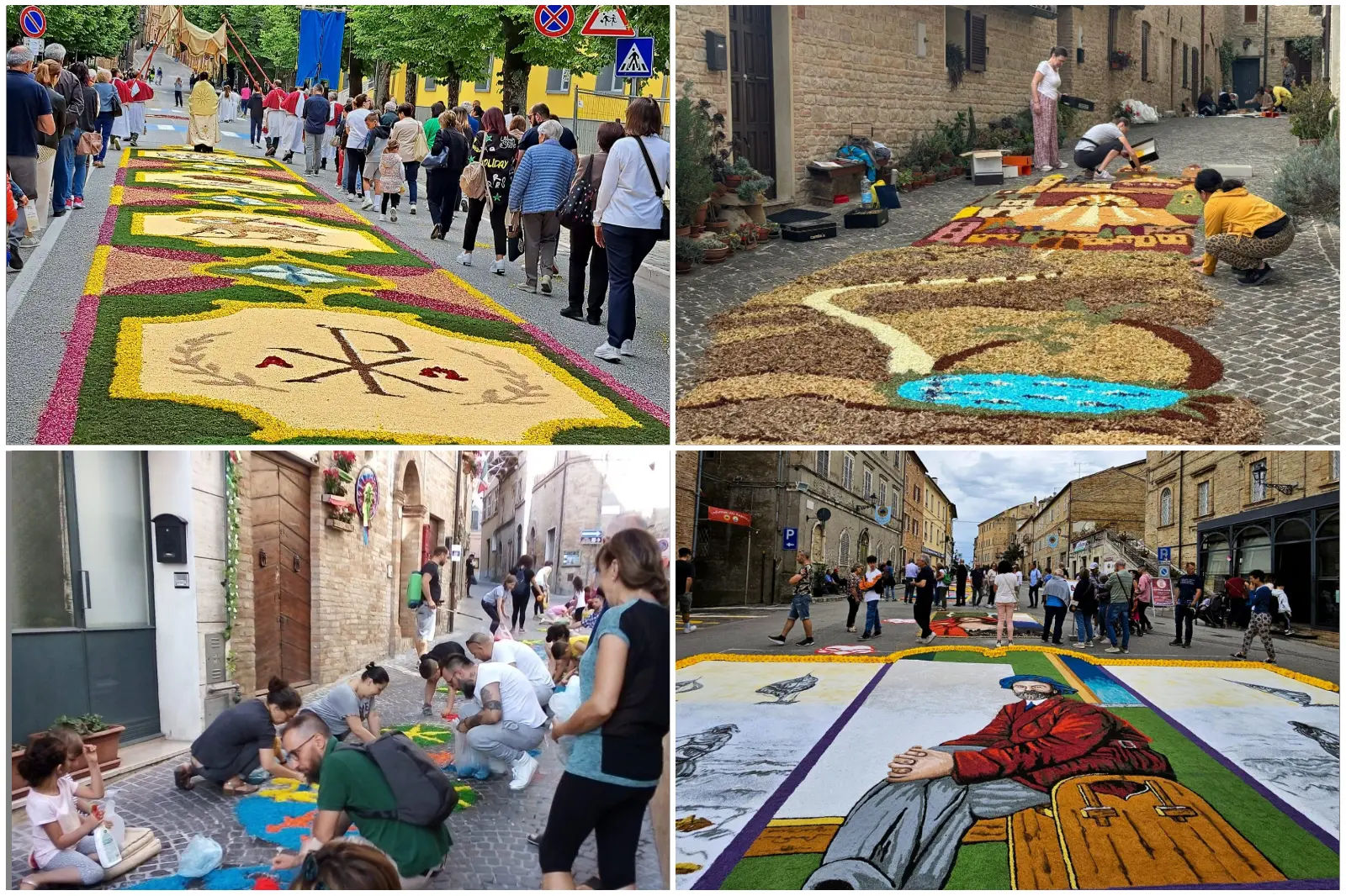 Infiorata del Corpus Domini, la mappa: dove vederla nelle Marche Infiorata del Corpus Domini, la mappa: dove vederla nelle Marche