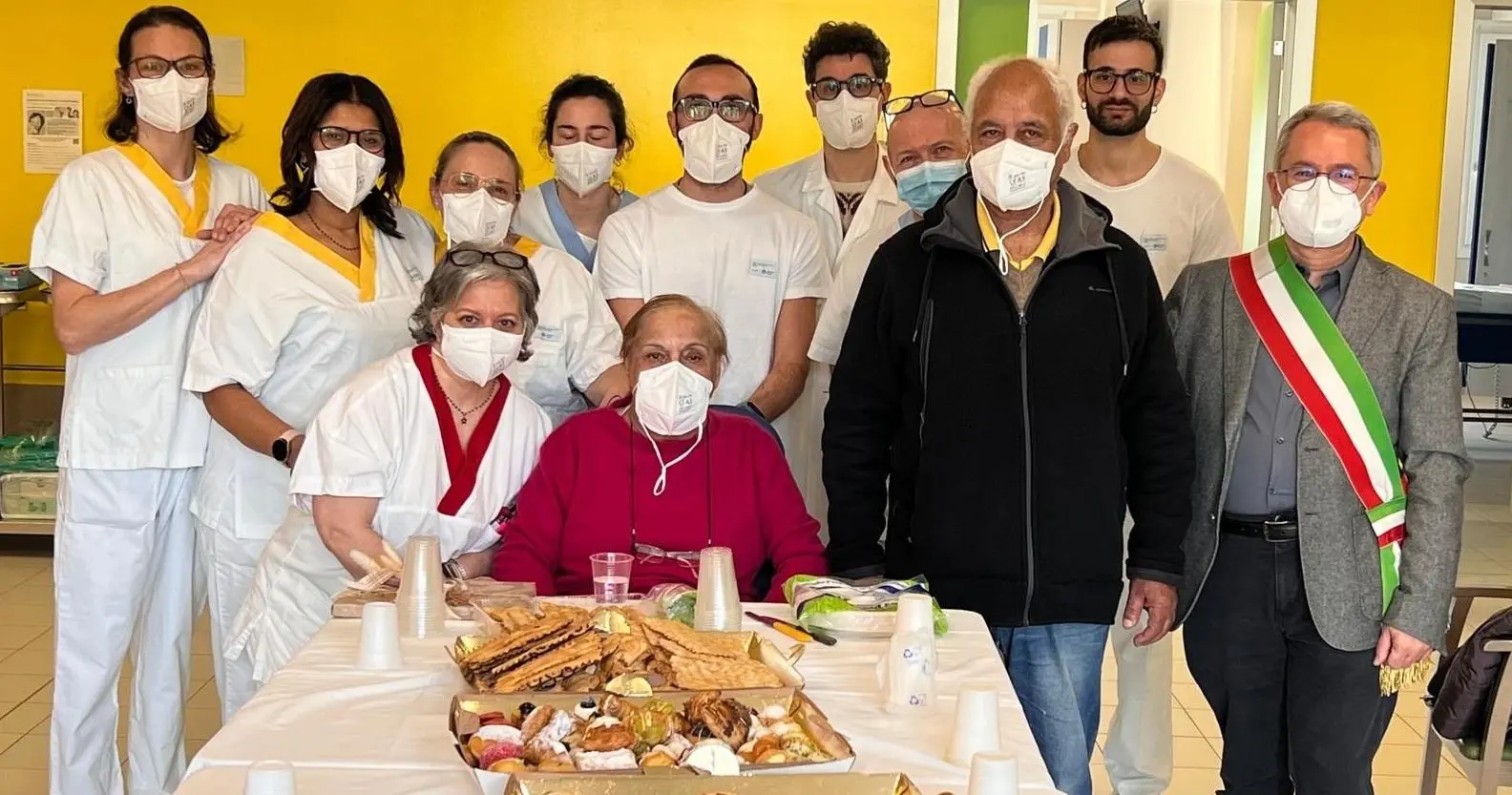 Vinicia e Giuseppe, sposi speciali in ospedale