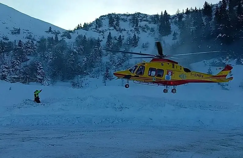 Incidente sulle piste: giovane grave ma stabile